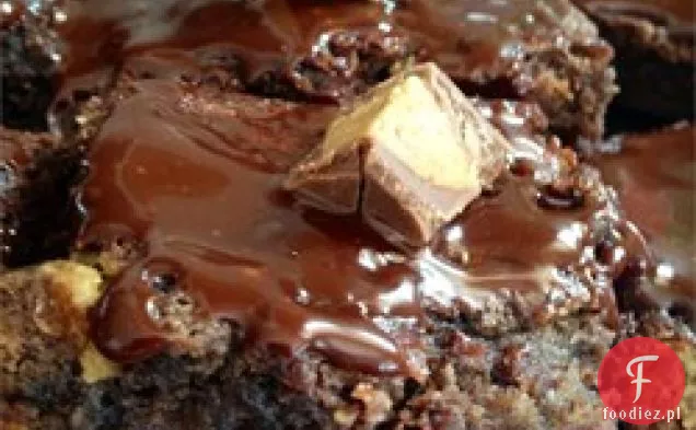 Wirled Peanut Butter Cup Brownies