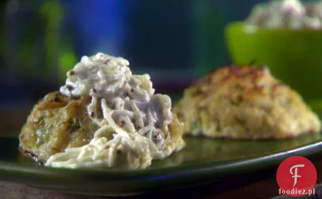 Sunny ' s Simple Crabcakes with seler Root Remoulade