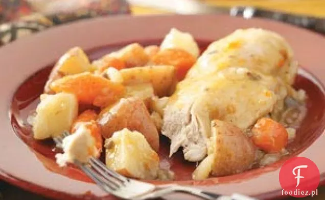 Kolacja Z Kurczakiem W Powolnej Kuchence