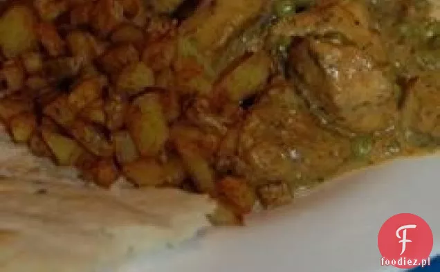 Pikantny Suchy Smażony Kurczak Curry