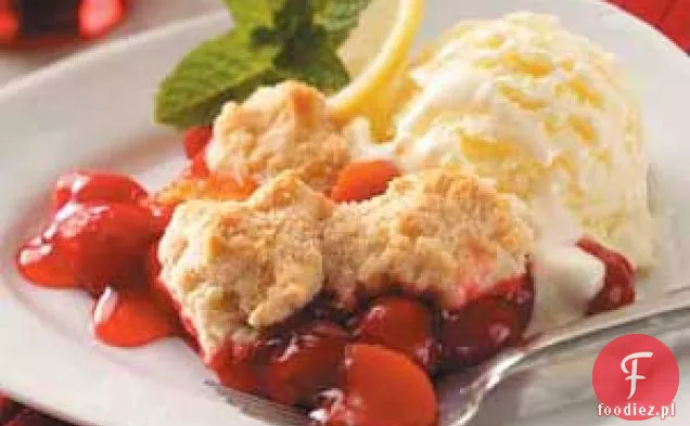 Cherry Peach Cobbler