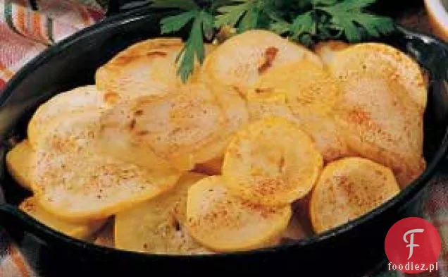 Skillet Squash i ziemniaki