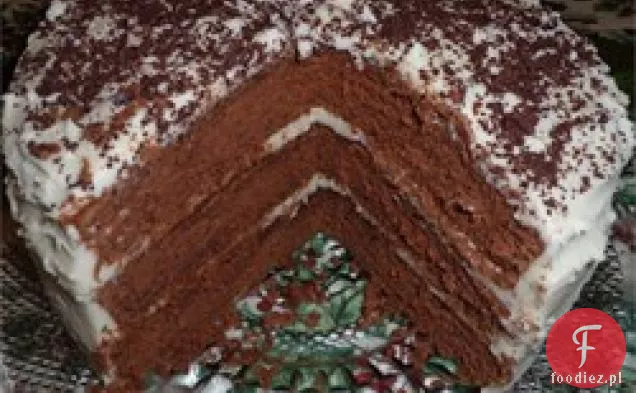 Ciasto czekoladowe Lizzie z nadzieniem karmelowym