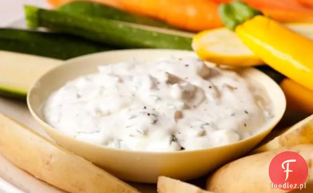 Crudite z oliwkowo-Creme Fraiche Dip