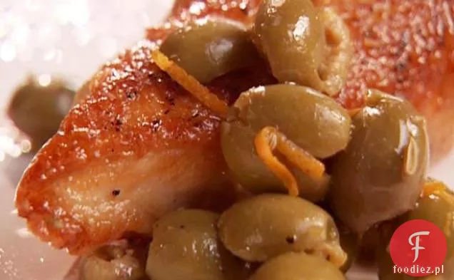 Piersi z kurczaka z pestkami pomarańczy-kopru włoskiego-Oliwka