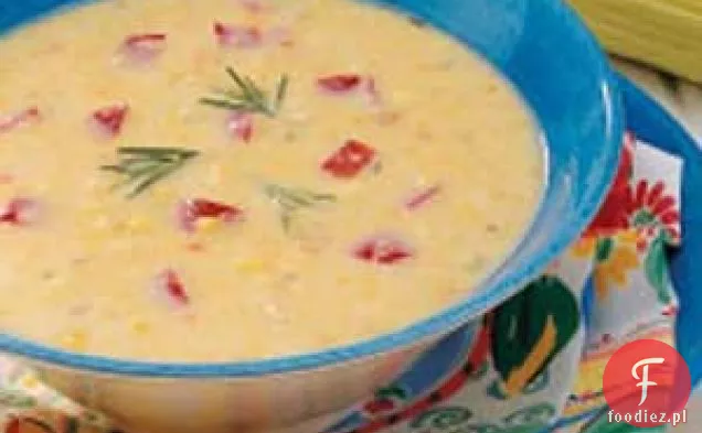 Zupa Kukurydziana Rozmarynowa