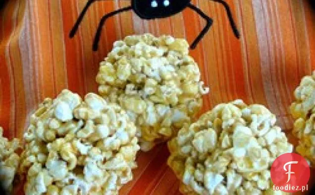 Kulki Popcornu Z Masłem Orzechowym