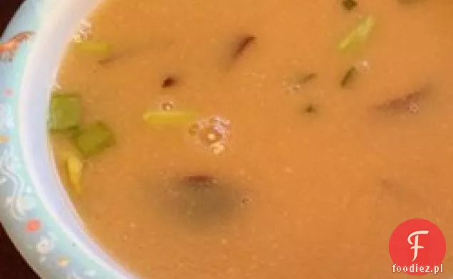 Zupa miso z grzybami Shiitake