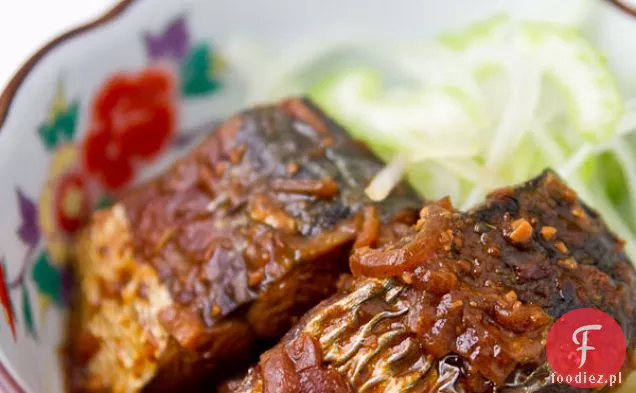 Miso Duszona Makaron Z Pikantną Sałatką Musztardową