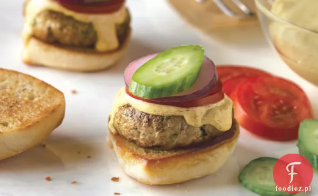 Bombay Sliders Z Czosnkowym Sosem Curry