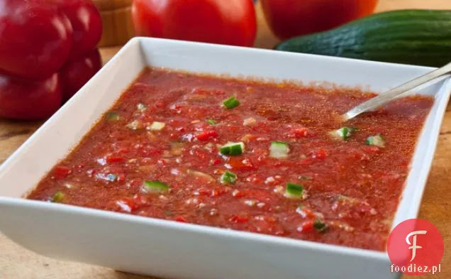 Pieczony Czosnek Gazpacho