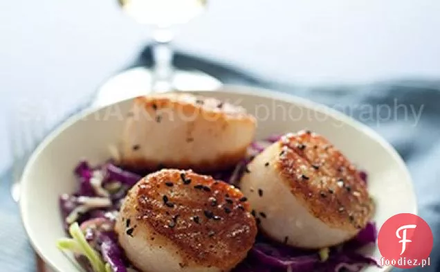 Sałatka Z Czerwonej Kapusty I Zielonej Kalarepy