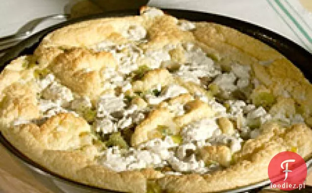 Suflet Frittata Z Porem, Pomidorami I Kozim Serem