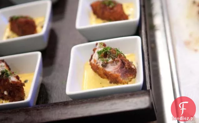 Town House® Flatbread Crisps® Crusted Mahi Mahi z Curry Dill Aioli