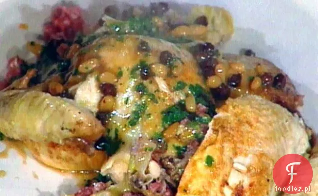 Kurczak faszerowany z porami (Pollo Imbotito Ai Porri)