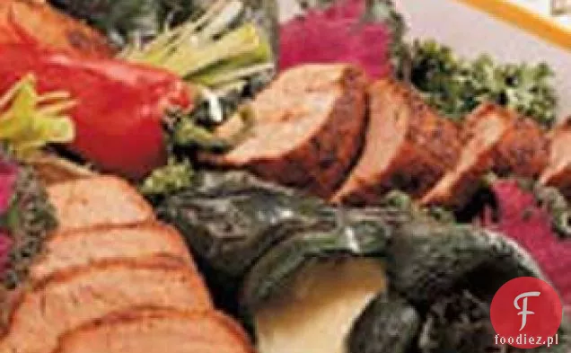 Grillowana wieprzowina i papryka Poblano