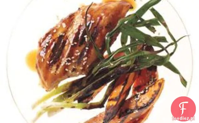 Grillowany Kurczak Hoisin I Szalotki Ze Słodkimi Ziemniakami