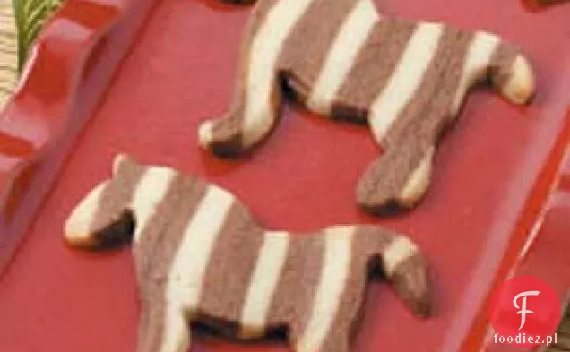 Ciasteczka maślane zebry