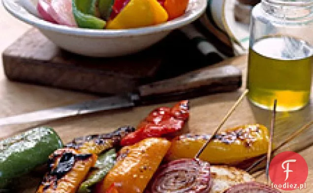 Grillowana Mieszana Papryka I Cebula