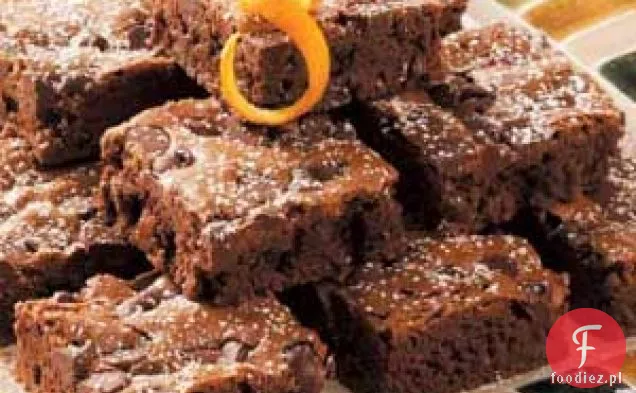 Brownies z podwójną czekoladą i pomarańczą