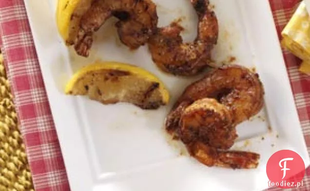 Szaszłyki Z Krewetek Cajun