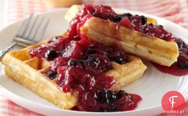 Sos śniadaniowy z jagodami/rabarbarem