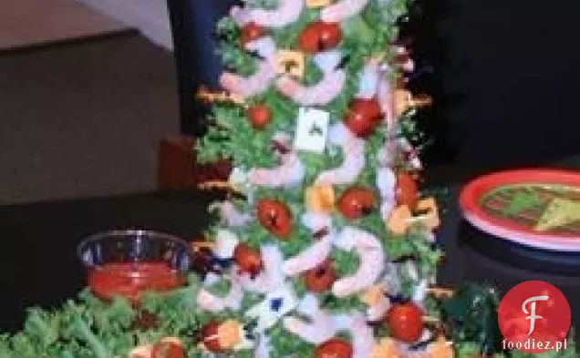 Świąteczne drzewko krewetkowe Maryi