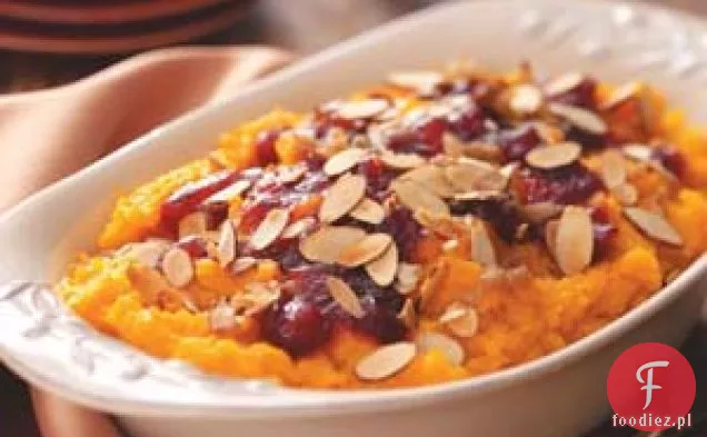 Migdałowo-Żurawinowy Ciasto Dyniowe