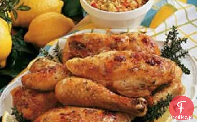 Glazurowany Kurczak Z Relishem Cytrynowym