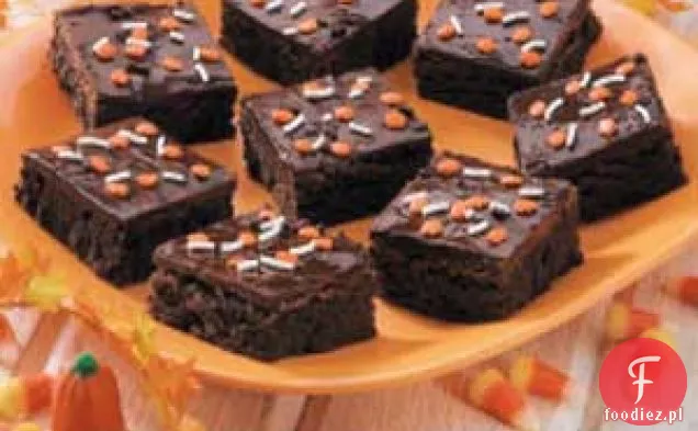 Brownies w polewie czekoladowej