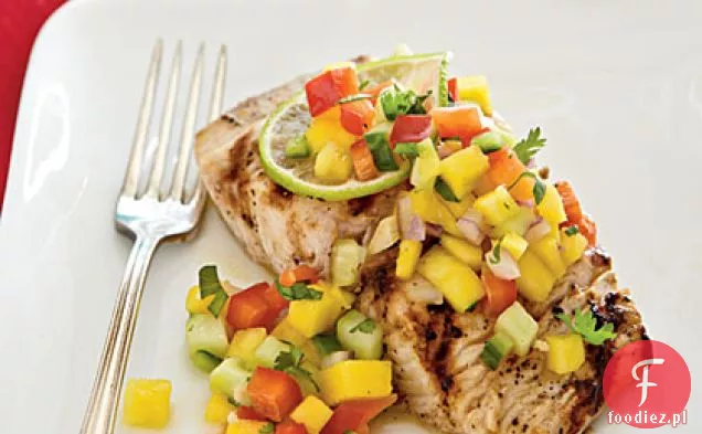 Grillowane Mahimahi z salsą Mango