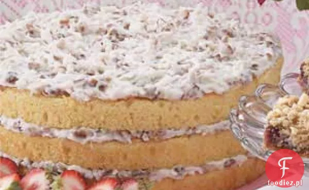 Tort z kremem kokosowym