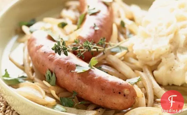 Pieczone kiełbaski z dusz piwnych