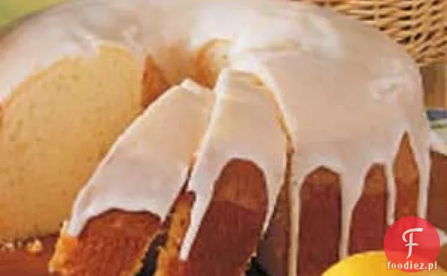 Wilgotne ciasto cytrynowe z szyfonu