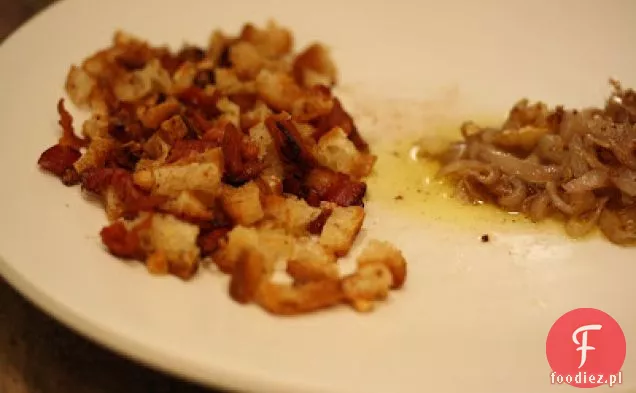 Orecchiette Carbonara Z Szalotki I Suszonych Pomidorów
