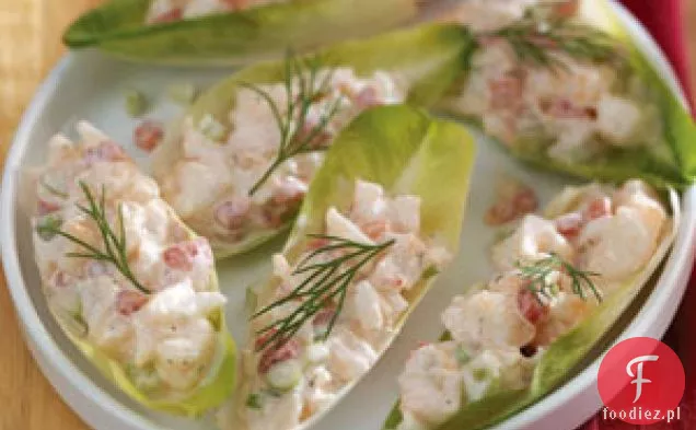 Sałatka Z Krewetek Na Endywii