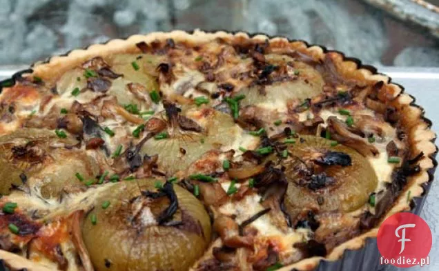 Tarta Z Cipollini I Pieczarkami