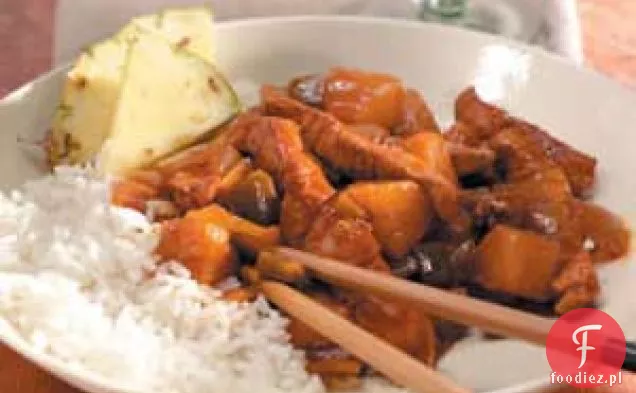 Wolno gotowana słodko-kwaśna wieprzowina