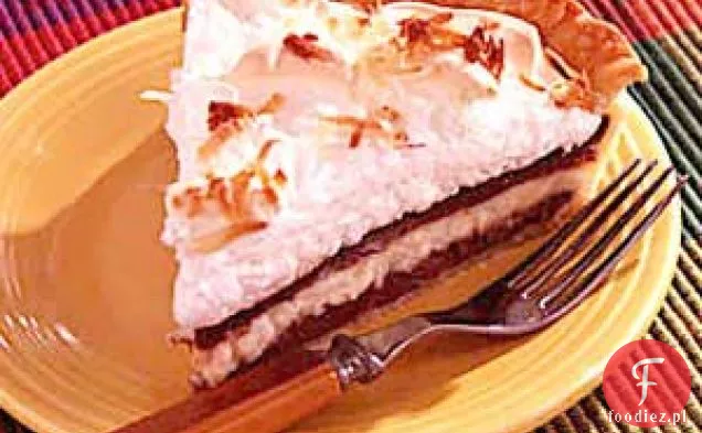 Ciasto czekoladowo-kokosowe z kremem
