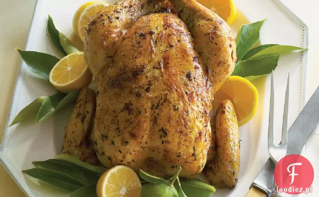 Pieczony kurczak z sosem Meyer Lemon Shallot
