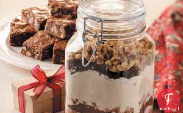 Mieszanka brownie z masłem orzechowym