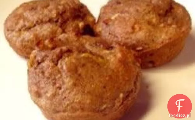 Muffinki z otrębami jabłkowymi o niskiej zawartości tłuszczu