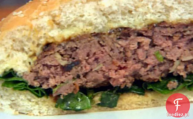 Mirin Glazurowane Burgery ze szpinakiem sezamowo-ponzu i majonezem wasabi-imbirowym