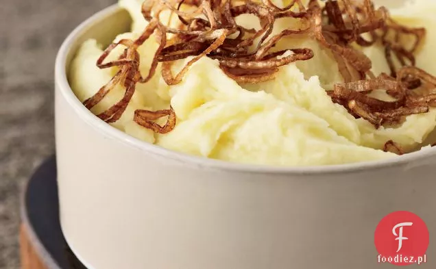 Puree ziemniaczane z chrupiącą szalotką