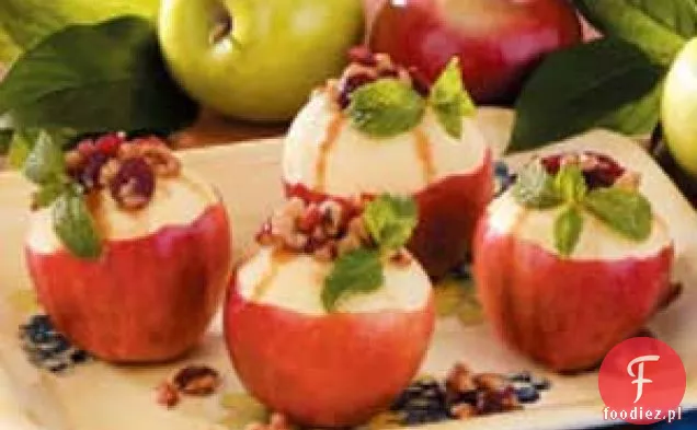 Jabłka Nadziewane Jagodami