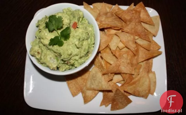 Guacamole I Pieczone Chipsy Tortilla