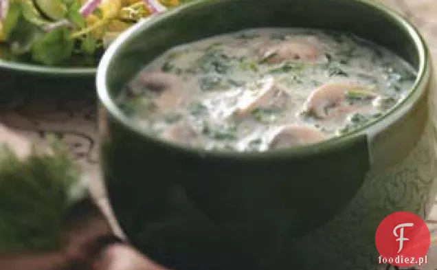 Zupa-krem grzybowo-szpinakowy