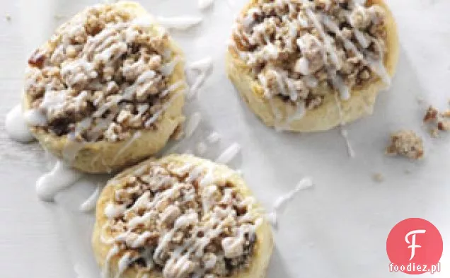 Roladki Streusel Wiśniowo-Pekanowe