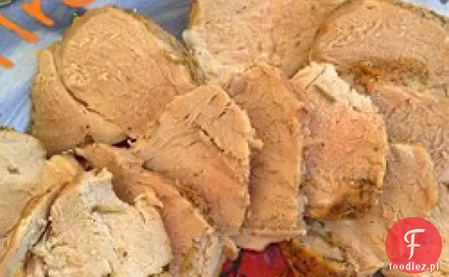 Schweineruckbraten (schab wieprzowy z mikrofali)