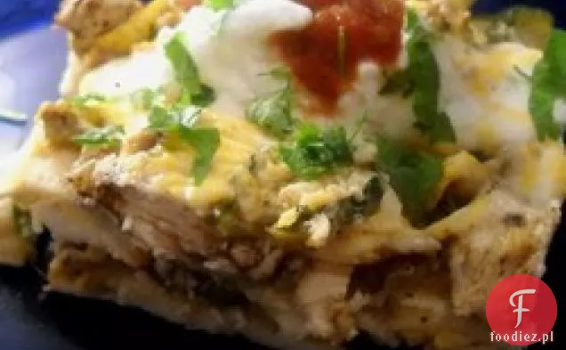 Zapiekanka z tortilli i cukinii